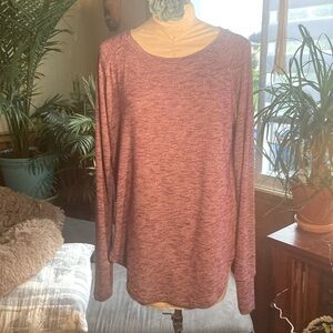 Bench long sleeve knit top in purple BNWT size L